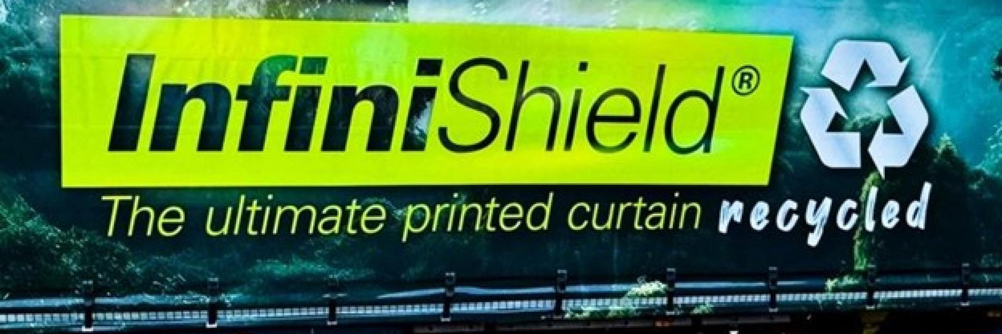 InfiniShield truck with recycled printed curtain